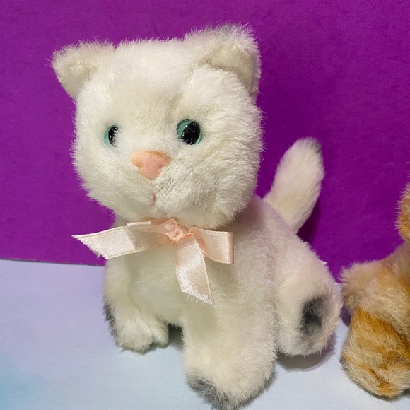 CATS VINTAGE 1990’s GREAT AMERICAN FUN PLUSH CATS ORANGE TABBY CAT MEOWS & PURRS - Picture 8 of 14